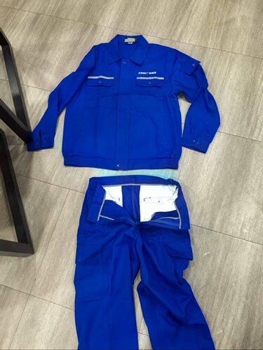 夏季薄款正品吸汗广船国际工作服纯棉秋冬CSSC中国船舶船厂工作服