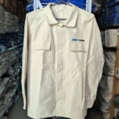 中船集团中国澄西船厂棉帆布白色加厚款 秋冬电焊打磨工作服套装