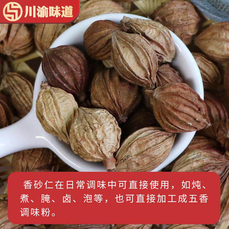 四川香砂仁川砂仁卤菜煲汤炖汤火锅川菜500g去腥解腻香料调料大全