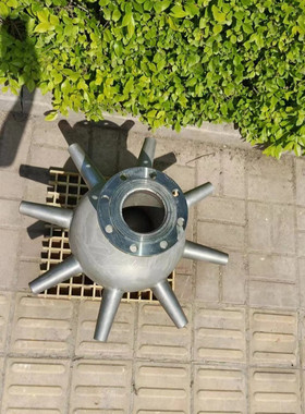厂家直销水处理专用碟式曝气器ds200型不锈钢 蓝宝负压增氧射流厂