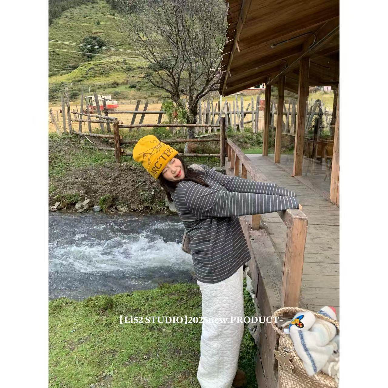 曦曦子【懒懒条纹】9.26new!!条纹套装/休闲百搭松弛感#t7012