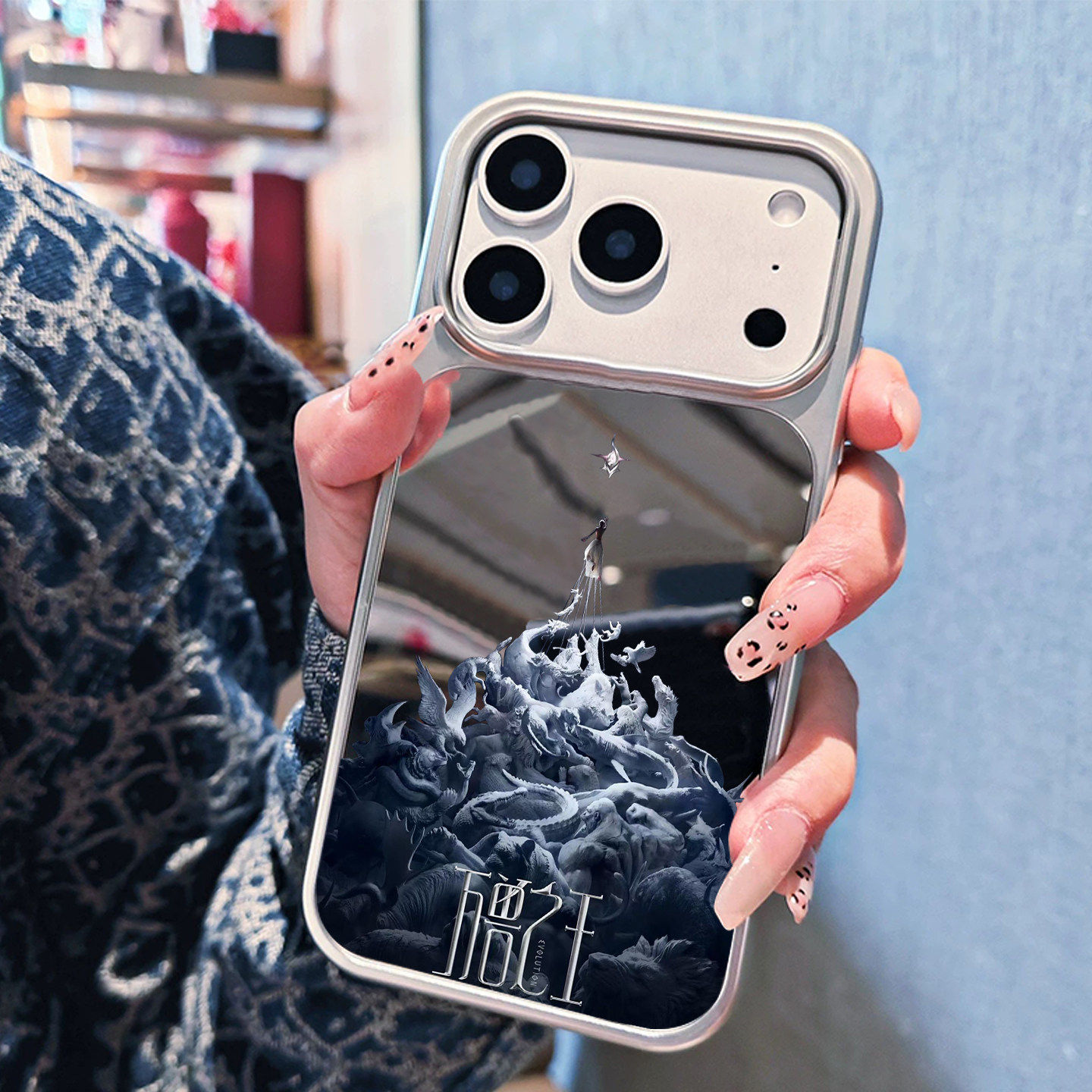 薛之谦万兽之王手机壳适用苹果17promax演唱会华为mate/puar70/80iphone15/16小米13reno/nova12荣耀400镜面