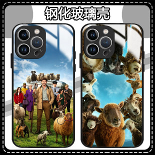 绵羊侦探团手机壳苹果17promax华为pura90周边iPhone16钢化玻璃mate80保护15pro套vivo三星S26OPPO适用小米17