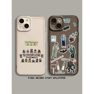 适用小米17promax手机壳15像素风14pro怪奇物语13美剧12周边11红