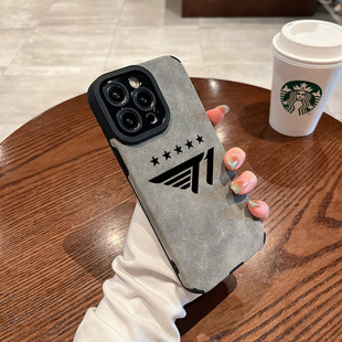 t1战队faker五星手机壳适用苹果16promax小米15红米k60华为p70 mate70荣耀vivox100软opporeno12小羊皮一加