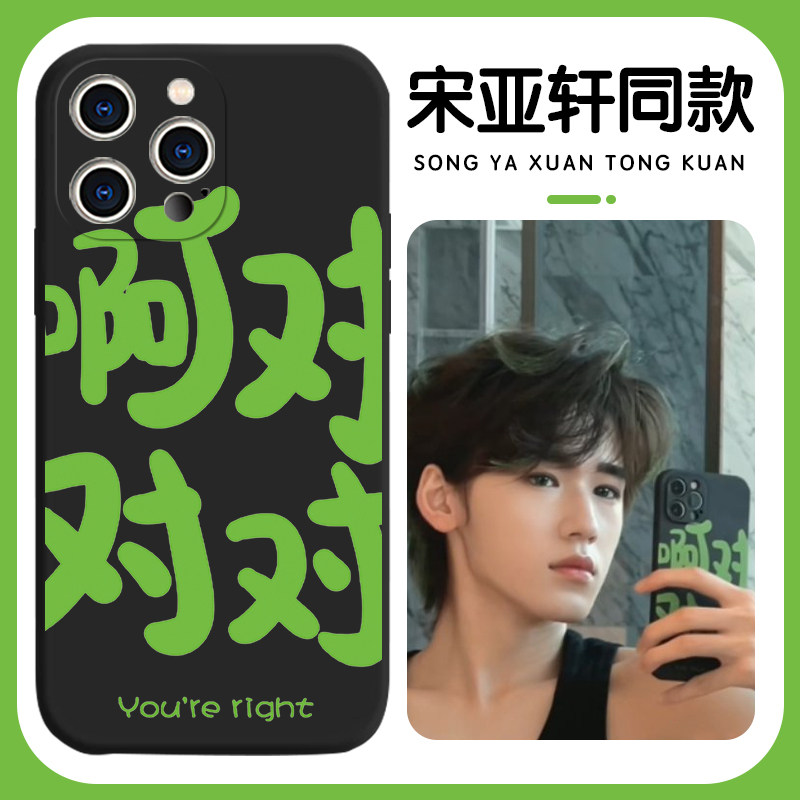宋亚轩同款啊对对对手机壳苹果14华为mate60你说的都对iphone15Promax小米13嘴替OPPO你说得对vivo12适用11阿