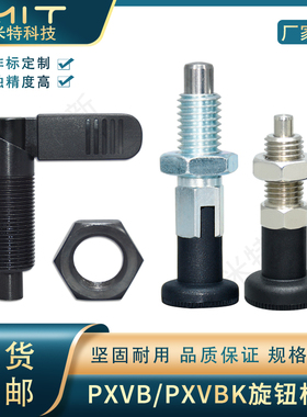 PXVB/PXVBK旋钮柱塞L把手型定位柱GN612弹簧柱塞FXVB/FXVBK分度销