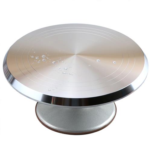 铝合金裱花台蛋糕转盘转台蛋糕架裱花旋转台烘焙工具套装家用商用