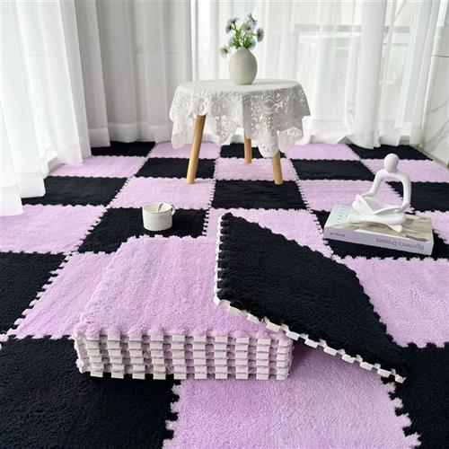 10 Pcs Soft Plush Childrens Mat Baby Play Mat Baby Toys Eva