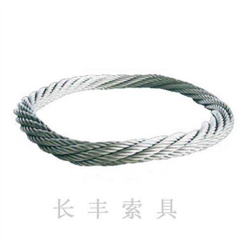 环圆O形状钢丝绳无接头钢丝绳镀锌圈起重29MM-39MM直径钢绳可定制