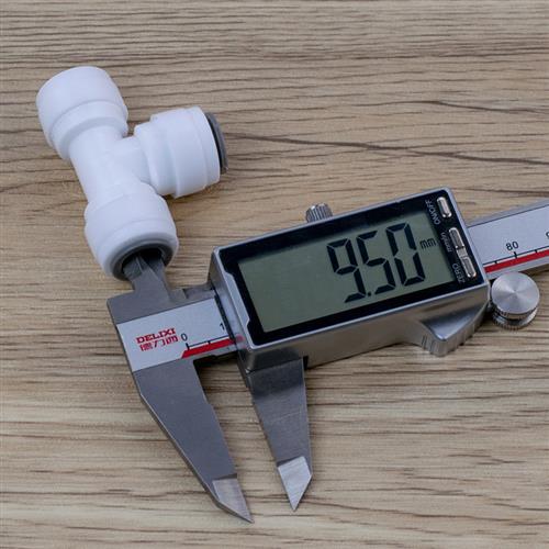 通用2分3分净水器三通接头过滤器纯水机PE管快接3分转2分接头配件