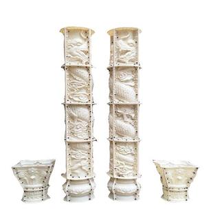 龙柱模具水泥欧式罗马柱大门柱圆龙凤柱仿古外墙装饰盘龙柱凤柱