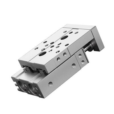 HLQL滑台气缸HLQ6 8 12 16 20 25X10X20X30X40X50X75X100 125SA-A