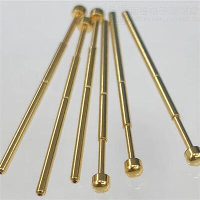 P100-D4 D5/AP100-D4 D5 2.0/2.5mm镀金圆头测试探针 100mil 1.36