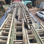 毛竹梯子家用人字梯直梯2米3米4米5米6米幼儿园竹梯子电力工程梯