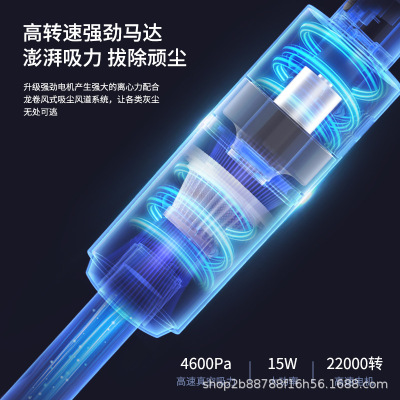 跨境家用便携式手持车载便携手提式超强多用大功率吸力无线吸尘器