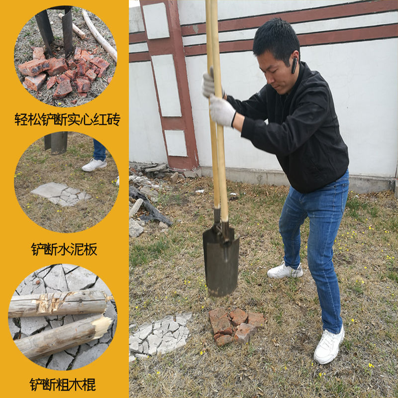 对铲夹锹挖电线杆坑工具挖坑对铲夹锨挖土挖坑铲苗木移植挖土挖洞