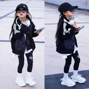 女童羽绒棉服外套2025冬装简约轻薄洋气百搭校园神器中童潮款