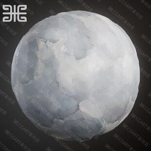 Substance Designer风格化手绘雪地白雪纹理材质球sd材质sp雪材质