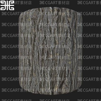 Substance Designer老树皮树木树干木头烂木头纹理sd材质球sp材质