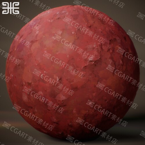 Substance Designer风格化吉卜力船舱红墙纹理SD材质球sbs源文件