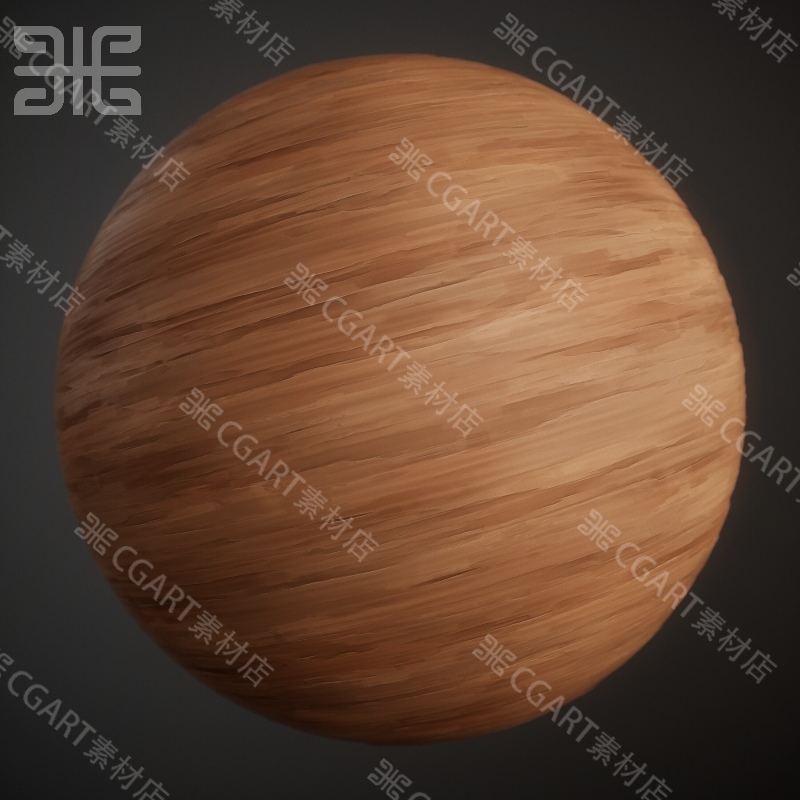 Substance Designer风格化木质材质 sp木板纹理sd木头材质球
