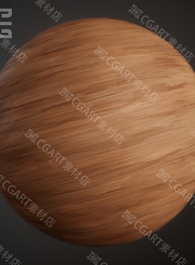 Substance Designer风格化木质材质 sp木板纹理sd木头材质球
