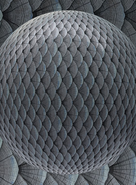 Substance Designer风格化鱼鳞片材质sd源文件游戏纹理贴图sbs