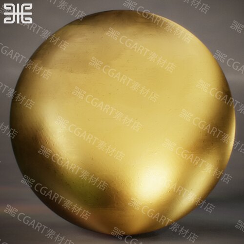 Substance Designer风格化吉卜力黄金色纹理SD材质球sbs源文件