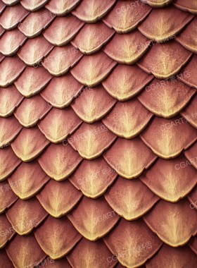 Substance Designer风格化龙蛇鳞片SD材质球sbsar sbs格式sp 122