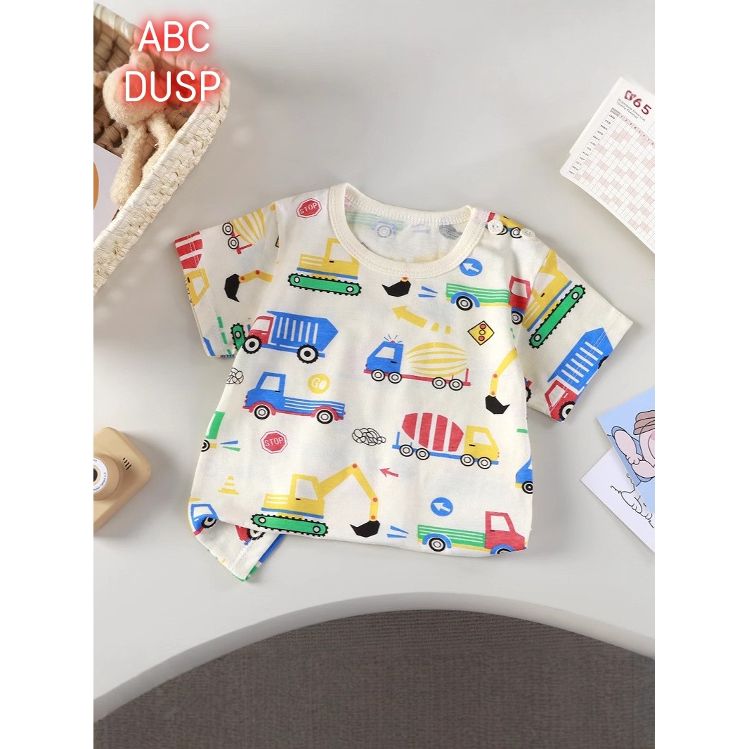 ABC DUSP官方正品儿童短袖t恤纯棉女童夏装婴儿宝宝夏季童装新款
