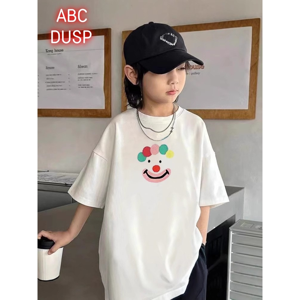 ABC DUSP官方正品儿童短袖t恤纯棉宽松小童男童夏装中大男孩童装