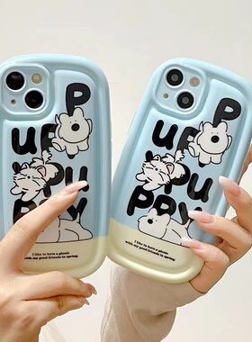 英文猫咪狗狗适用于华为荣耀200/300/90pro/80pro手机壳70/60/50prox60/50iplay9t5女v40壳畅玩60/50plus肥皂