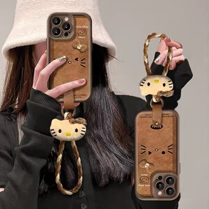 笑脸卡通猫适用于vivo iQOO13手机壳12pro/15/iqoo10保护套iqooz9/8x/7x/6/5女iqooneo10pro+7/6/5s3i高竹