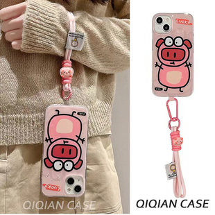 卡通恐龙小猪适用于oppoA6pro手机壳A5A3proa93sA2pro可爱a57A2m保护套防摔a11全包A97女A92S小众a78a58x魔方