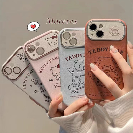 小熊猫咪小狗适用于OPPO Reno15pro手机壳1413/12pro+RENO10/9/8/7硅胶新款R17r15软RENO6pro/5k新视窗保护套