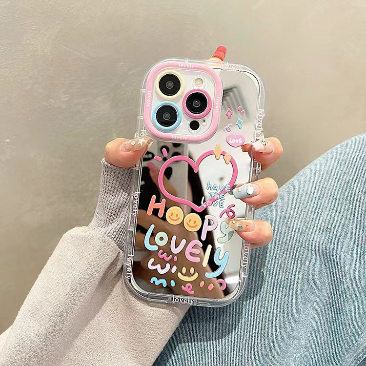 粉色英文爱心用于oppofindx8手机壳x7x6prox5保护套Reno14/13PRO+reno12/10PRO+/9/8女新款K12X/11k7x狐尾