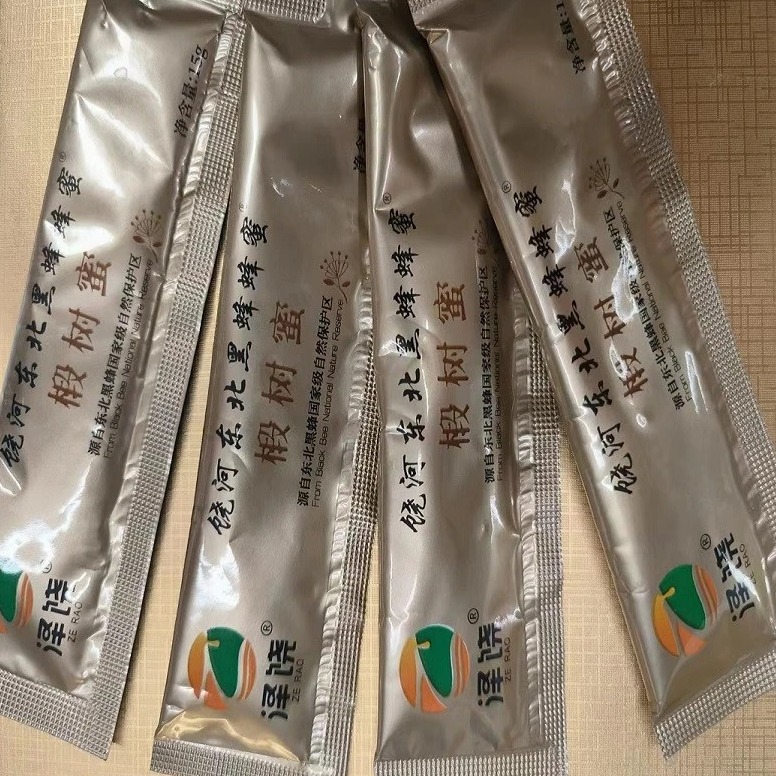 饶河东北黑蜂椴树蜜便携条蜜15g*6条