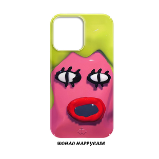 搞怪趣味适用于苹果15手机壳14pro个性 创意iPhone13高级12磨砂恶搞大嘴华为mate60pro全包防摔小米13抽象小众