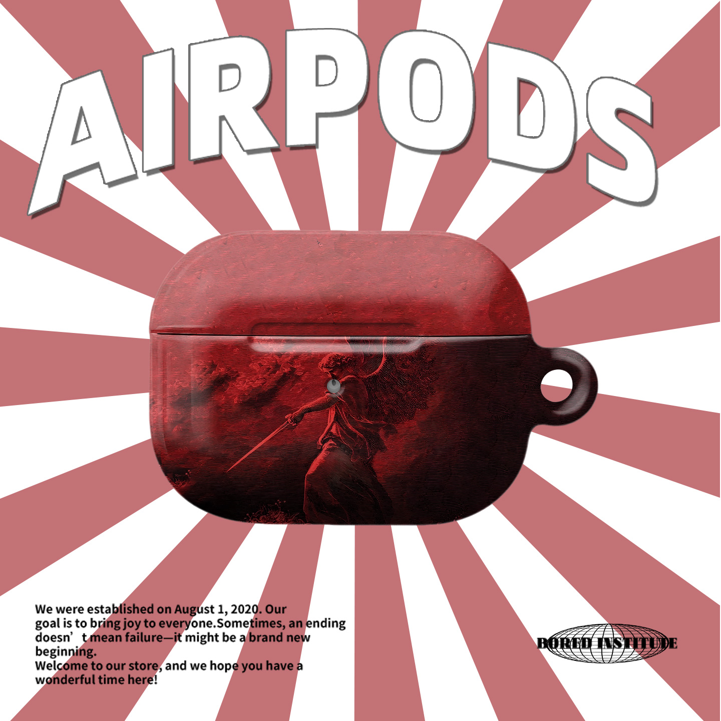 欧美罪与罚适用于airpods4/3苹果无线蓝牙耳机AirPodsPro3/二代pro简约韩国进口菲林保护套2/1保护壳时尚小众