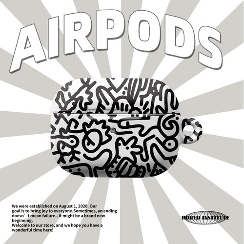 原创手绘涂鸦耳机壳AirPodspro3
