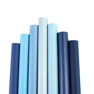 全开蓝色系列卡纸250克加厚半开宝蓝天蓝深蓝4K8k幼儿园手工环创DIY模型纸大张摄影背景纸莫兰迪雾霾蓝彩色纸