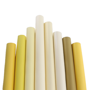 全开2开黄色系硬卡纸幼儿园环创主题墙彩色纸4K8k学生手工DIY模型材料象牙黄柠檬黄金黄珠光250克大张背景纸