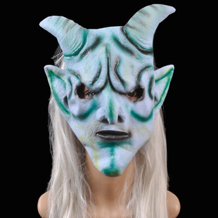 银角大王面具剧本杀密室逃脱舞会装扮头套恐怖鬼脸乳胶万圣节道具