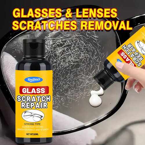Glass-Lens Scratch Repair Wax-Restores Clarity kit眼镜划痕蜡