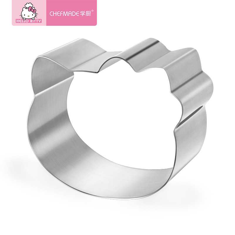 学厨KITTY 不锈钢4/6/8寸加高慕斯圈 提拉米苏芝士蛋糕模具三件套