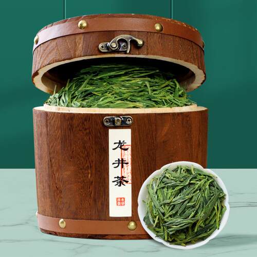 龙井茶Longjing tea绿茶Green tea 2024新茶明前龙井豆香正宗茶叶