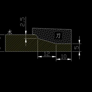 木工立铣红木刀具打板刀坐板刀池板刀倒圆直边斜边带圆款式多专业