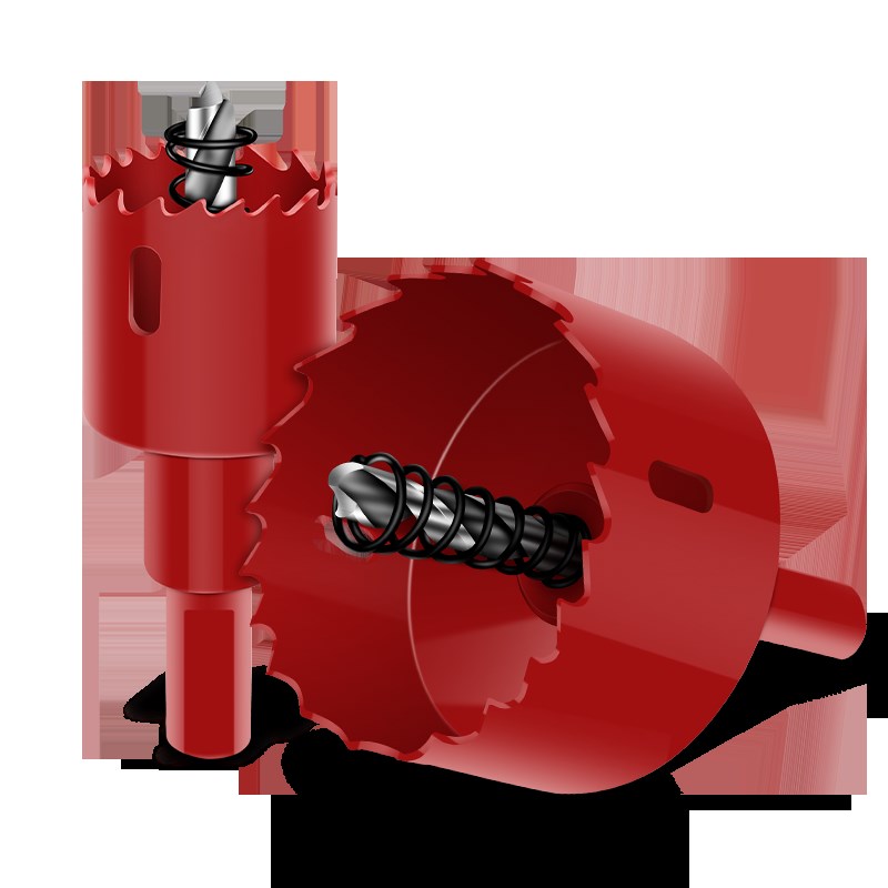 双金属木工开孔器钻头筒灯石膏板pvc塑料铁皮圆形打孔木开口神器