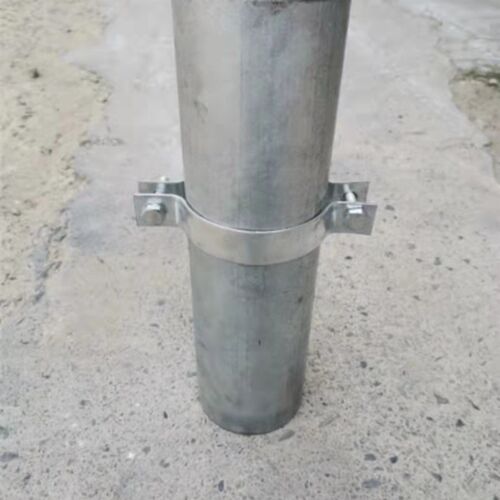 现货包邮爆款双c型抱箍广告牌道旗标志路牌半圆双对卡镀锌钢管卡